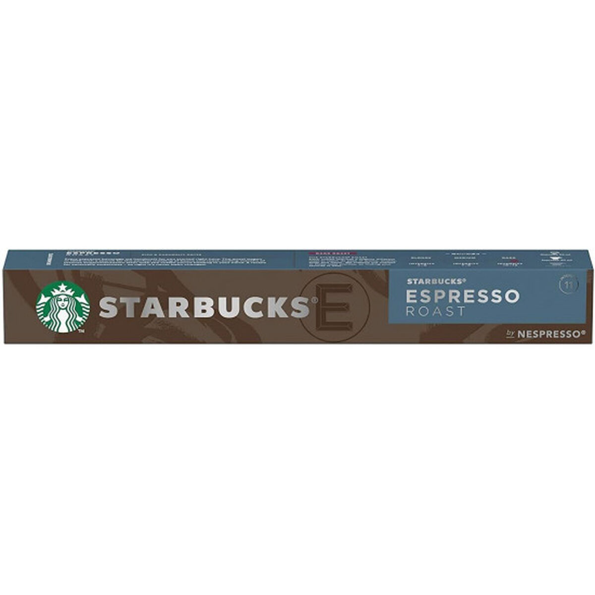 Kavos kapsulės su dėklu Nestlé STARBU.DARK ESPRESSO 10C